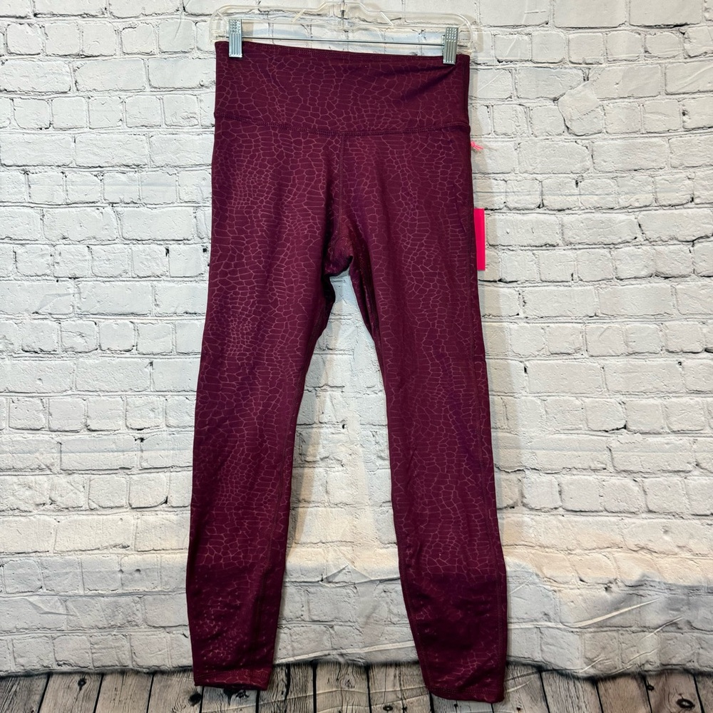 Juicy Couture Women’s Wine Color Athletic Leggings
